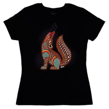 Cargar imagen en el visor de la galería, Playera Coyote Alebrije Mujer