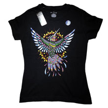 Cargar imagen en el visor de la galería, Playera Colibrí Negro Mujer