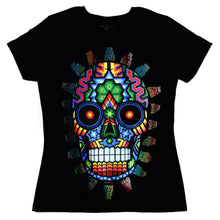 Cargar imagen en el visor de la galería, Playera Huichola Premium Mujer