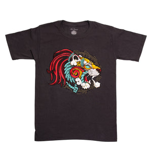 Playera Guerrero Jaguar Gris Hombre